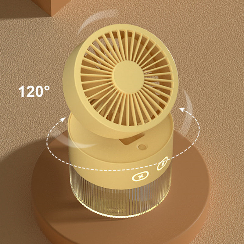 Rechargeable Fan With Water Humidifier