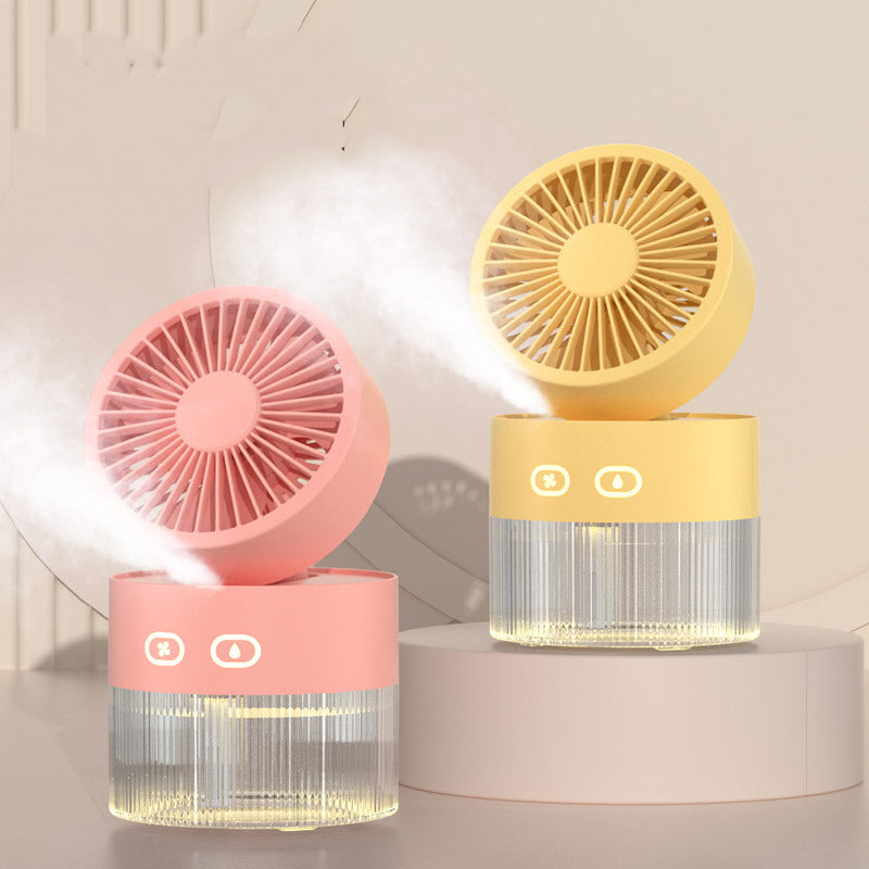 Rechargeable Fan With Water Humidifier