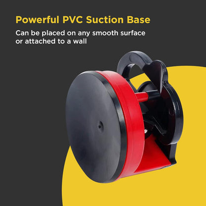 Steel Kitchen Knife Sharpener with Suction Base