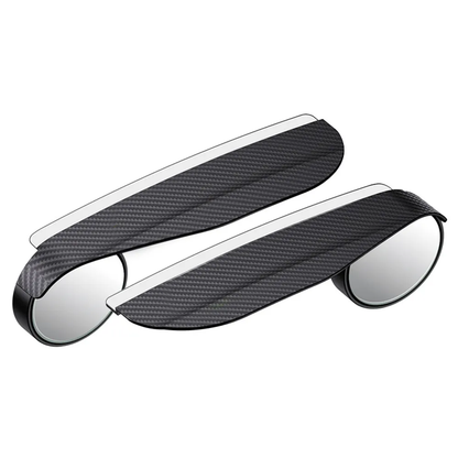Carbon Fiber Car Mirror Blind Spot & Rain Visor Accessories